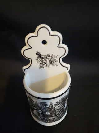 Wall Mounted Match Holder - Victorian Scene, Italy RCD|115421