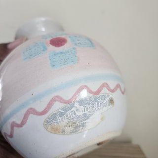 Studio Pottery - Mahon Hand-painted Pastel Southwest Orb (BRI) - MTS|133011