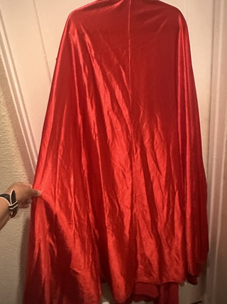 King/ Queen  Robe sturdy Cape with gold rope hoodless #63 VV MTS|116703