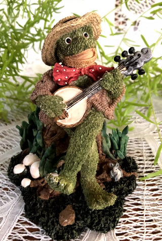 Ganz Resin Cottage Collectibles Lorraine Chen Floyd "Good ole time (frog) #62 VV MTS