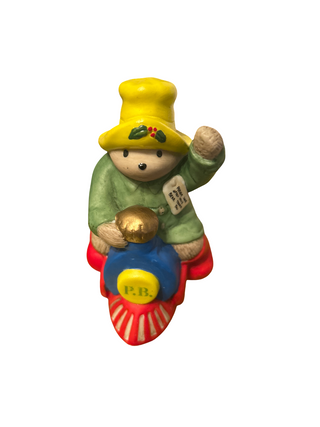 Enesco Paddingon Bear On A Train 1991-RSV