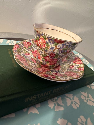 Vintage Teacup Rosina Garden MTS|115387