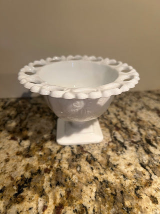 Milk Glass Pedestal Dish    MTS