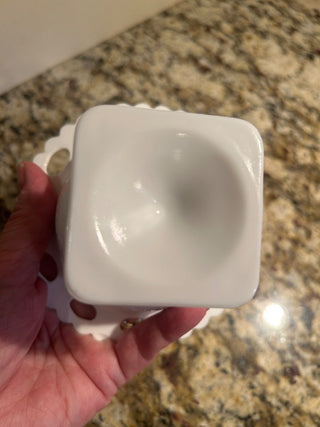 Milk Glass Pedestal Dish    MTS