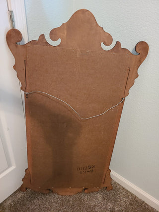SALE! MCM Mahogany Chippendale Beveled Wall Mirror RCD