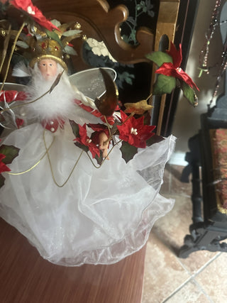 Vintage Dept 56 Christmas Krinkles Patience Brewster Tree Topper #62 VV MTS|95357