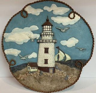 Ganz 3 D Lighthouse Decorative Collectors Hanging Wall Decor Beach Ocean Neautical #62 MTS VV