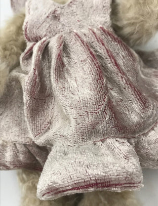 TY Vintage Bonnt Bear Stuffed Toy ,9"-RSV|116691