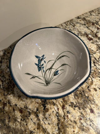 Pottery Bowl, Iris    MTS