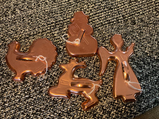 Copper Holiday Cookie Cutters MTS|122526
