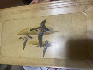 4 Wood duck serving trays rsv