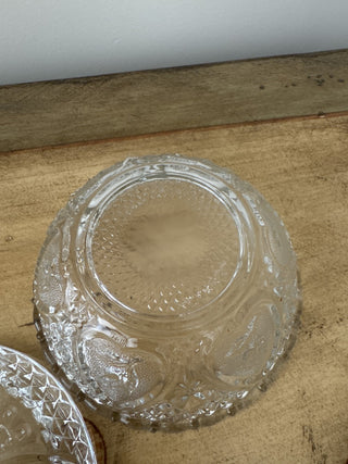 AJ - Small Clear Glass Covered Bowl MTS|79367