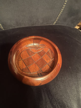 Hand Crafted Wooden Bowl great to hold jewelry #47 VV MTS