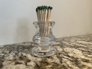 Glass Candle Holder/ Decorative Match Holder  MTS|75477