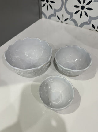 Set of 3 Certified International White Bowls MTS|91969