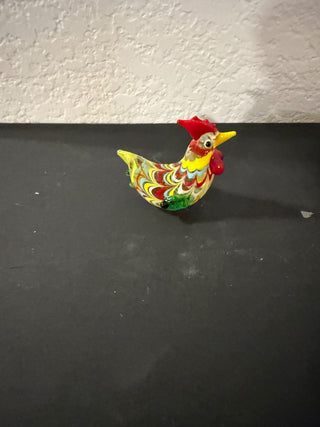 Miniature glass rooster RCD