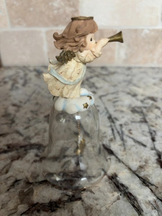 Vintage Precious Moments Musical Angel Bell Trumpet