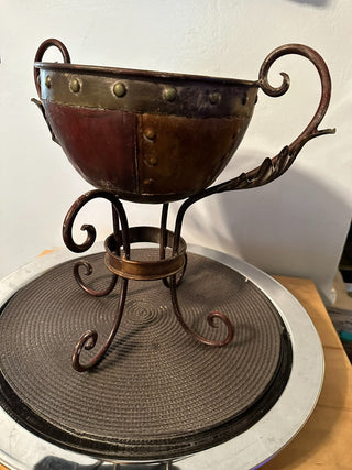 Urn Metal Pedestal MTS