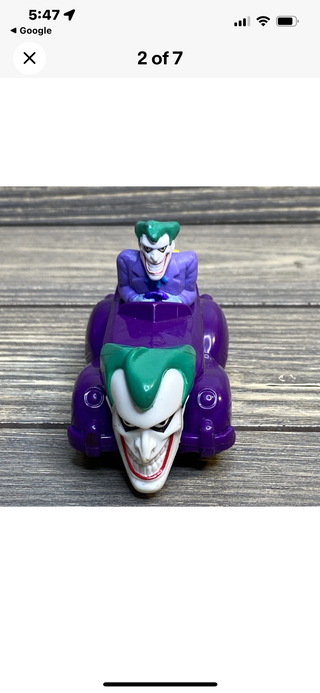 Vintage McDonald’s 1993 Batman The Joker Purple Car|116098