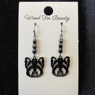 black dog earrings RSV