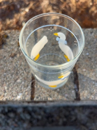 ONE Libbey Country Goose Duck Glass Tumbler