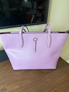 Kate Spade lavendar bag - leather - EUC
