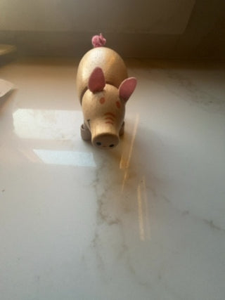 Little wooden pig