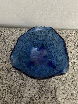 Cobalt Blue 3-Footed Bowl   MTS|104130