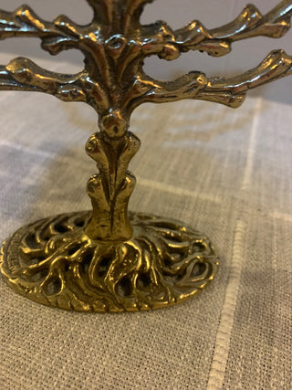 6" Brass detailed Menorah|127013