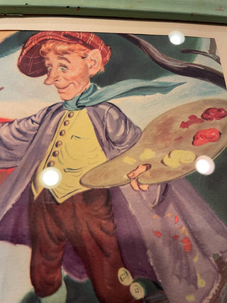 VNTG Framed "Jack Frost" Utz Print~MTS|90336