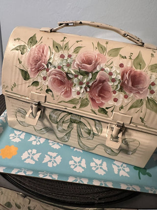 Lunch Box Vintage Hand Painted MTS|119968