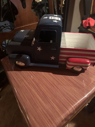 Metal Patriotic Truck #62 VV MTS