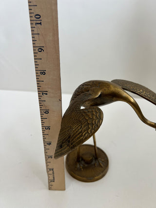 Vintage brass crane RSV|86784