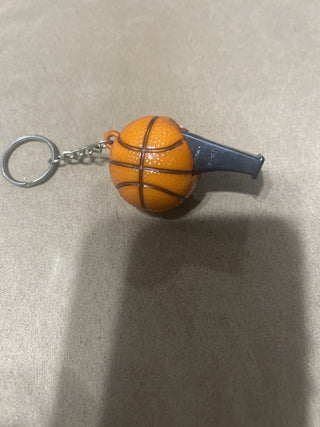 basketball whistle keychain rsv
