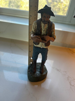 Vintage Michael Garman Signed The Prospector Sculpture-RSV