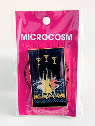 Three of Cups Enamel Pin (Divine Deco Tarot) RSV