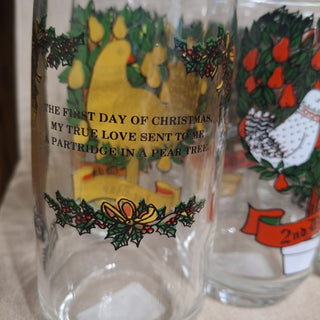 Vintage Pepsi 12 Days of Christmas Glassware Set RCD|125694