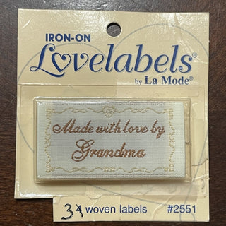 Vtg Iron on patches Grandma RSV