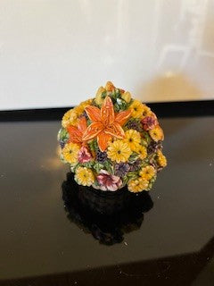 #1904 Floral Trinket Box