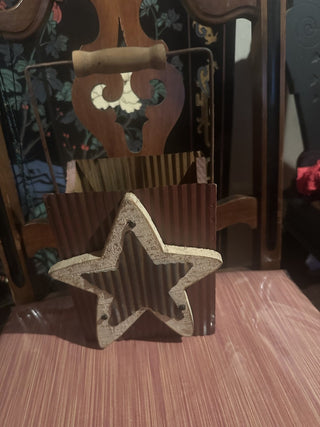 Decorative Star box pail #62 VV MTS
