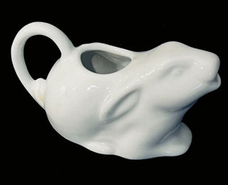 Mini Porcelain Bunny Rabbit Creamer #62 VV MTS