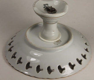 Vintage Lefton Compote Pedestal Christmas Holly Berries Candy Dish -RSV|131856