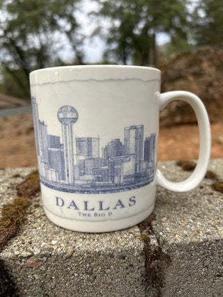 #89 Starbucks 2006 City Mug Dallas The Big D Coffee Cup Texas Facts Collectors 18oz GCC MTS|112492