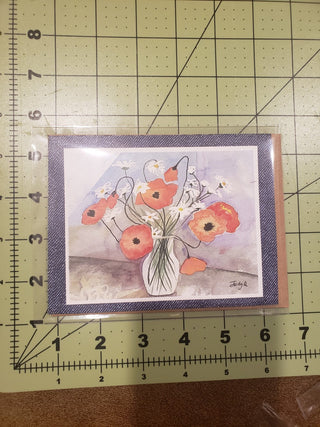 Blank Greeting Card (Prints Originals by Judy Q) RCD