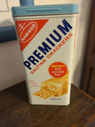 1969 Nabisco Premium Saltine Crackers Tin, RCD|76928