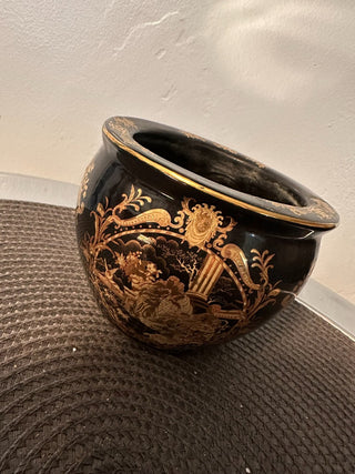 Vase Cobalt Blue Gold Scenic  MTS
