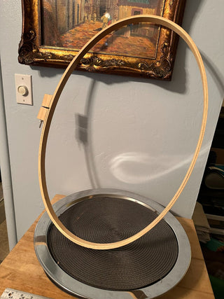 Wood Oval Hoop 18x27 Needlework MTS