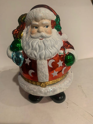 Christopher Radko Santa trinket box MTS|131057