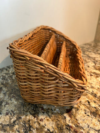 Wicker Mail Caddy Basket     MTS