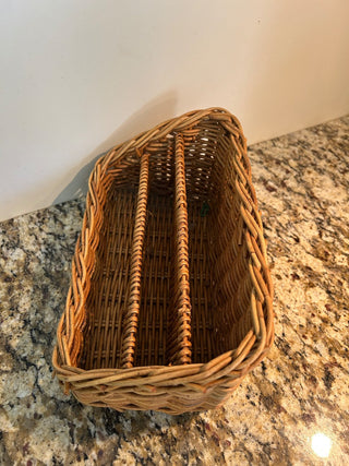 Wicker Mail Caddy Basket     MTS